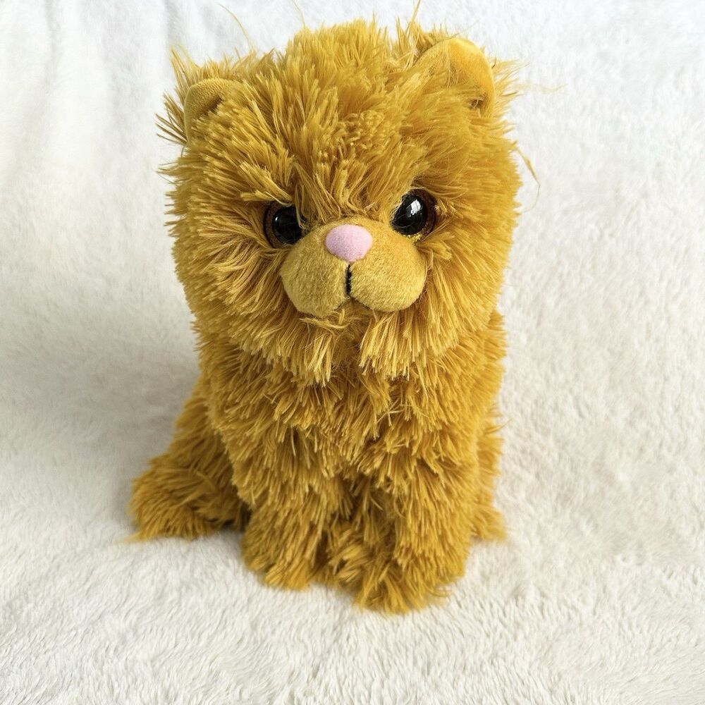 Wizarding World Harry Potter Crookshanks 12” Sitting Cat Plush Glitter Gold Eye